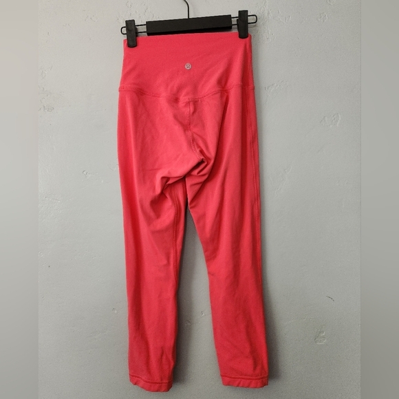 Lululemon Athletica Align High Rise Crop Glaze Pink Sz 4 - Picture 4 of 6